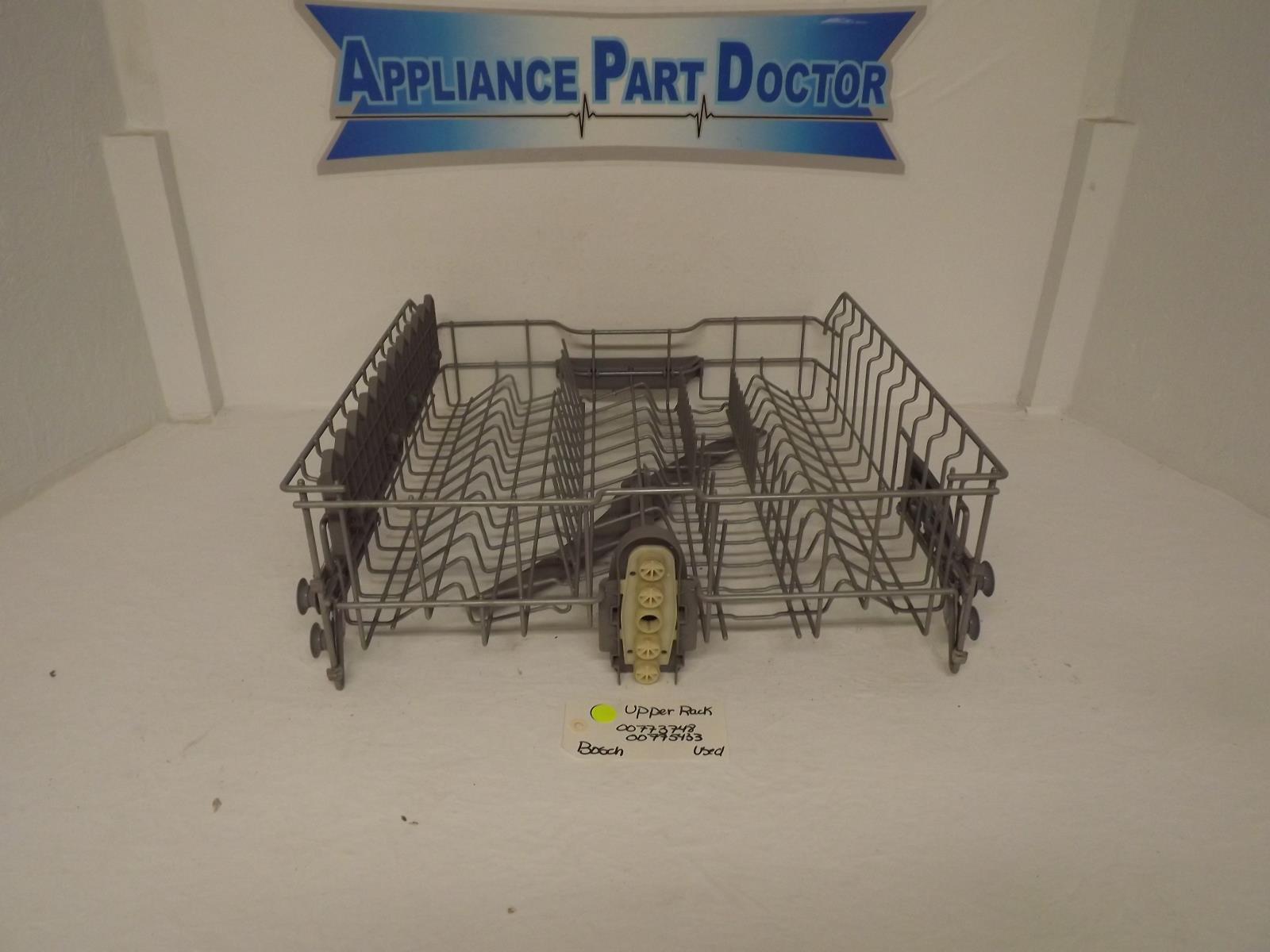 Bosch Dishwasher 00773748 00775433 Upper Rack Used Bosch Dishwasher 00773748 00775433 Upper Rack Used